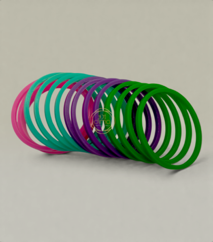 Flat Plastic Bangles 4 cut - 2