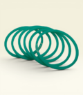 Flat Plastic Bangles 6 cut