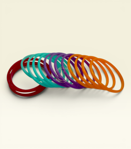 Regular plastic Bangles 4 cut - 2