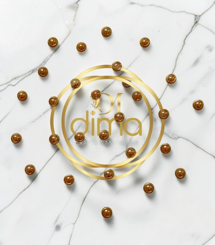 Ceramic Kundan Stones - Round 4mm