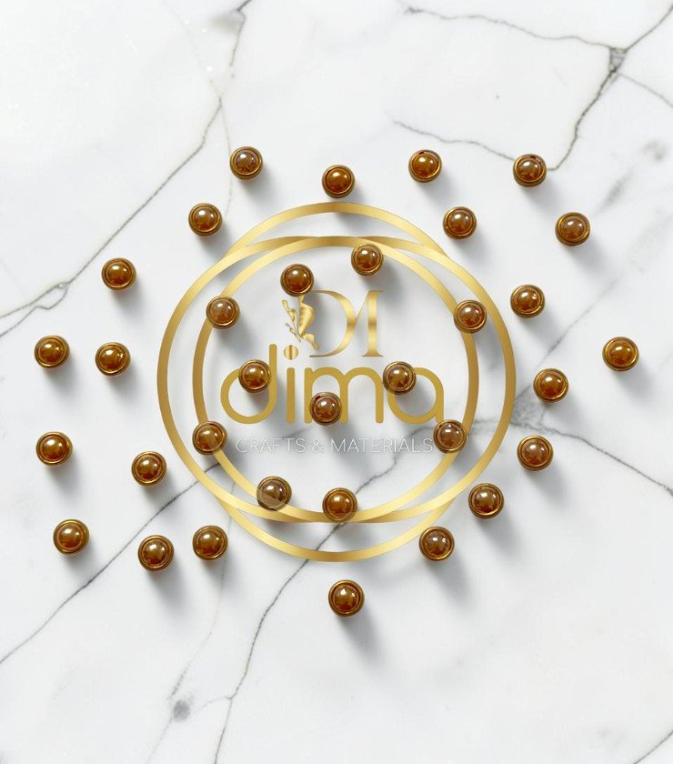 Ceramic Kundan Stones - Round 5mm