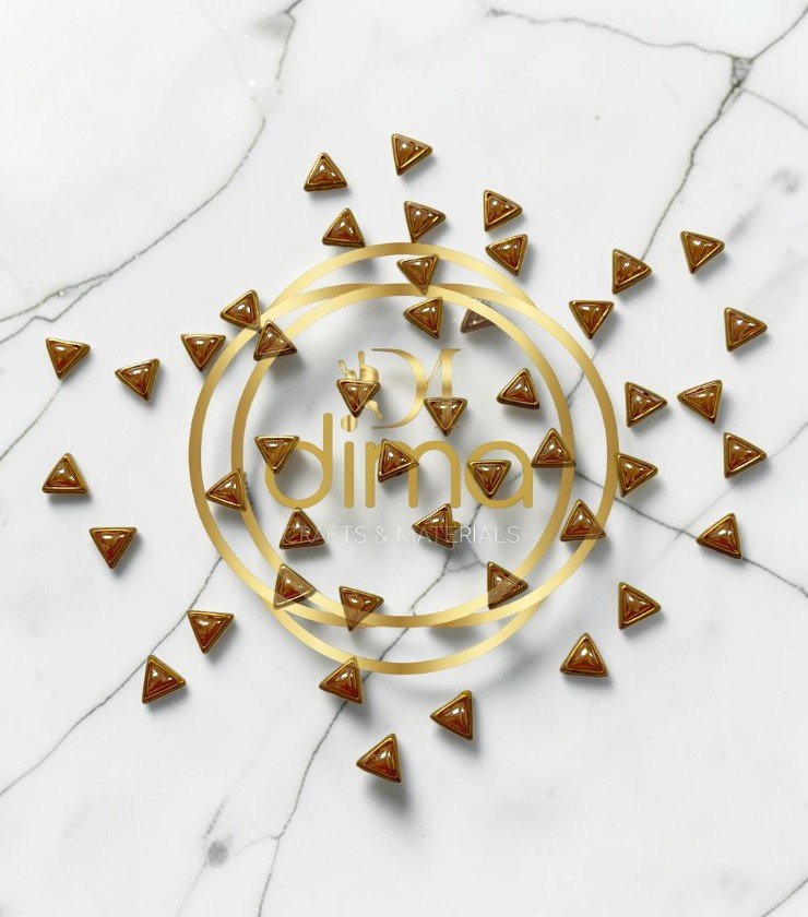 Ceramic Kundan Stones - Triangle 6x6
