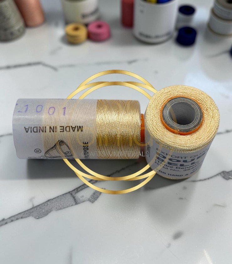 Double Bell Silk Thread Shade No. 1001 Champagne Gold