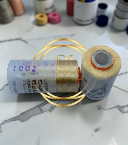 Double Bell Silk Thread Shade 1002 Light Gold