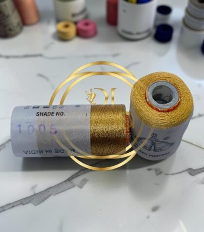 Double Bell Silk Thread Shade 1005 Bronze Gold