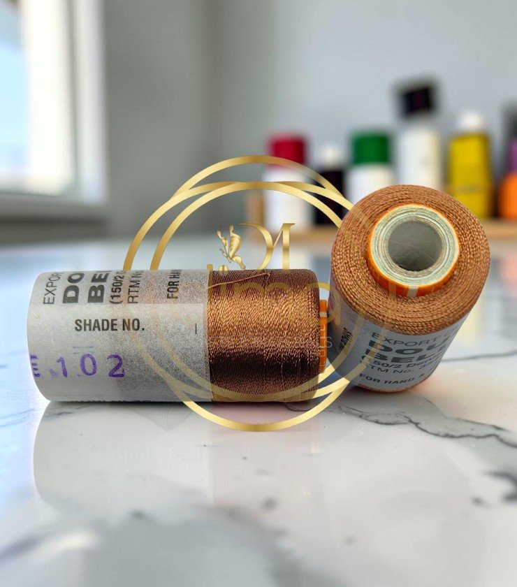 Double Bell Silk Thread Shade No. 102 Bronze Brown