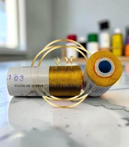 Double Bell Silk Thread Shade 103 Mustard Gold