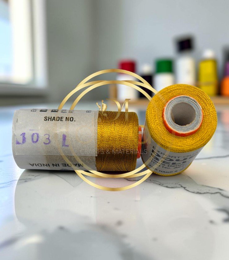 Double Bell Silk Thread Shade No. 103L Golden Mustard