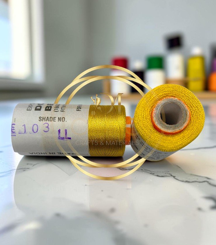 Double Bell Silk Thread Shade No. 103LL Golden Yellow