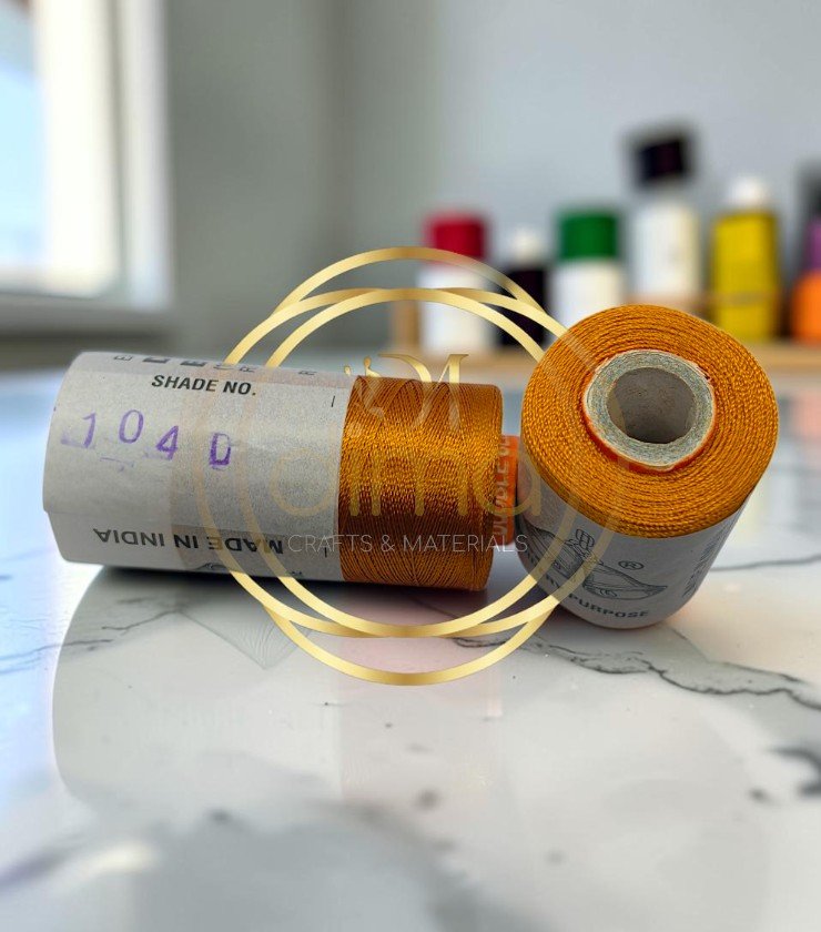 Double Bell Silk Thread Shade No. 104D Amber Gold