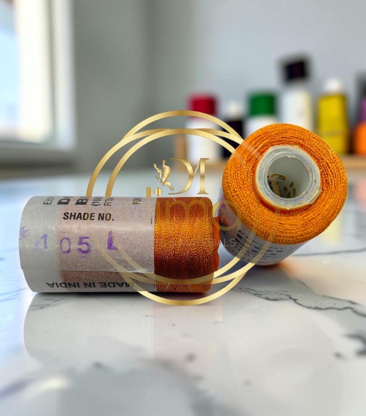 Double Bell Silk Thread Shade No. 105L Tangerine Orange