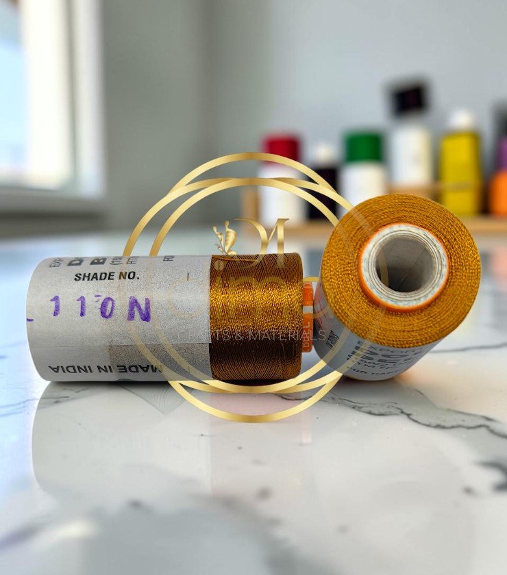 Double Bell Silk Thread Shade No. 110N Golden Brown