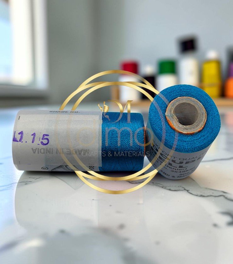 Double Bell Silk Thread Shade No. 115 Ocean Blue