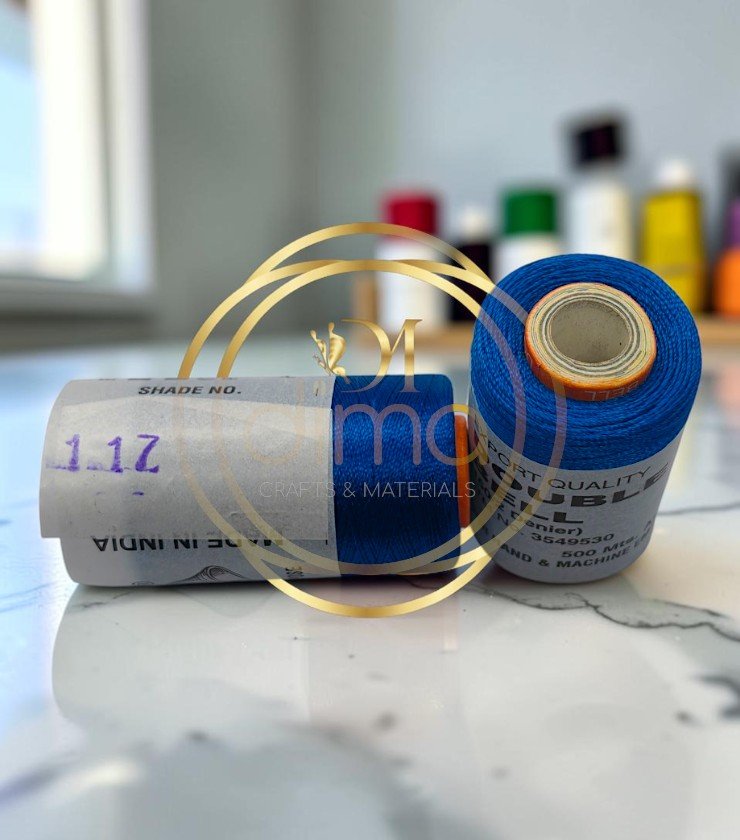 Double Bell Silk Thread Shade No. 117 Cobalt Blue