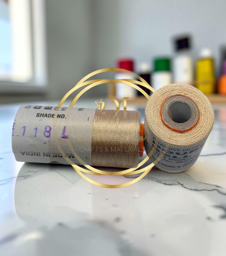 Double Bell Silk Thread Shade No. 118L Champagne Gold