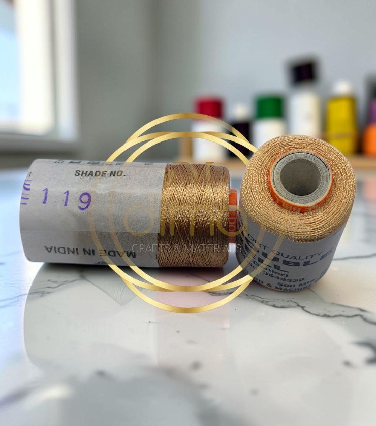 Double Bell Silk Thread Shade No. 119 Golden Tan