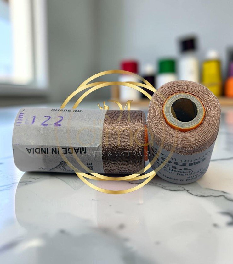 Double Bell Silk Thread Shade No. 122 Mocha Brown