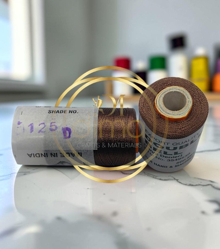 Double Bell Silk Thread Shade No. 125D Coffee Brown
