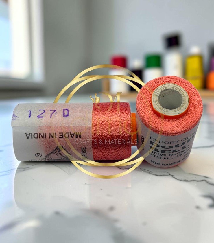 Double Bell Silk Thread Shade No. 127D Deep Coral