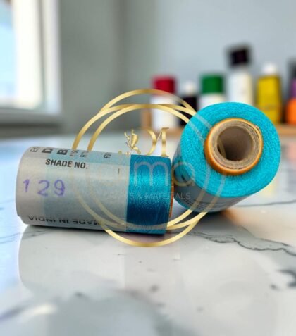 Double Bell Silk Thread Shade 129 Turquoise Blue
