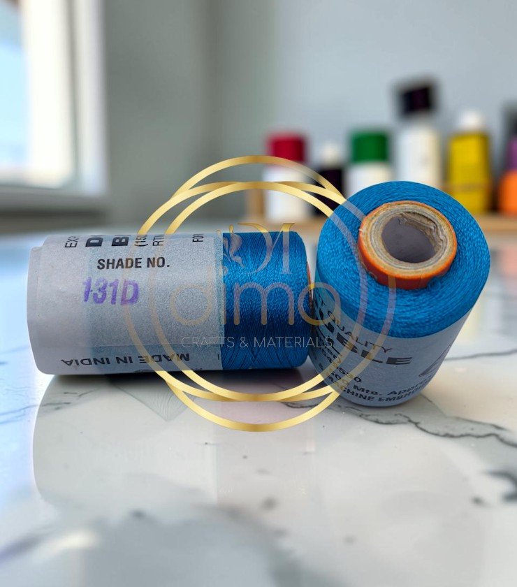 Double Bell Silk Thread Shade No. 131D Azure Blue