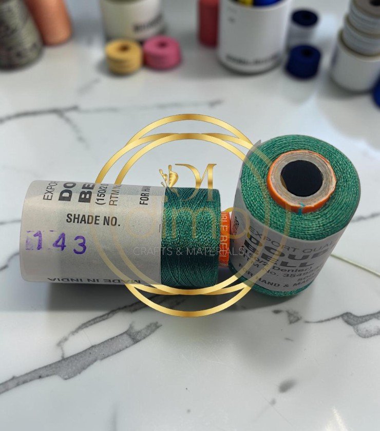 Double Bell Silk Thread Shade No. 143 Jade Green