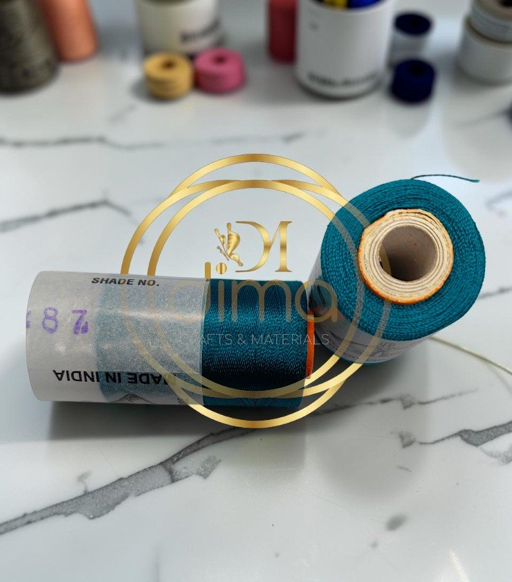 Double Bell Silk Thread Shade No. 187 Peacock Teal
