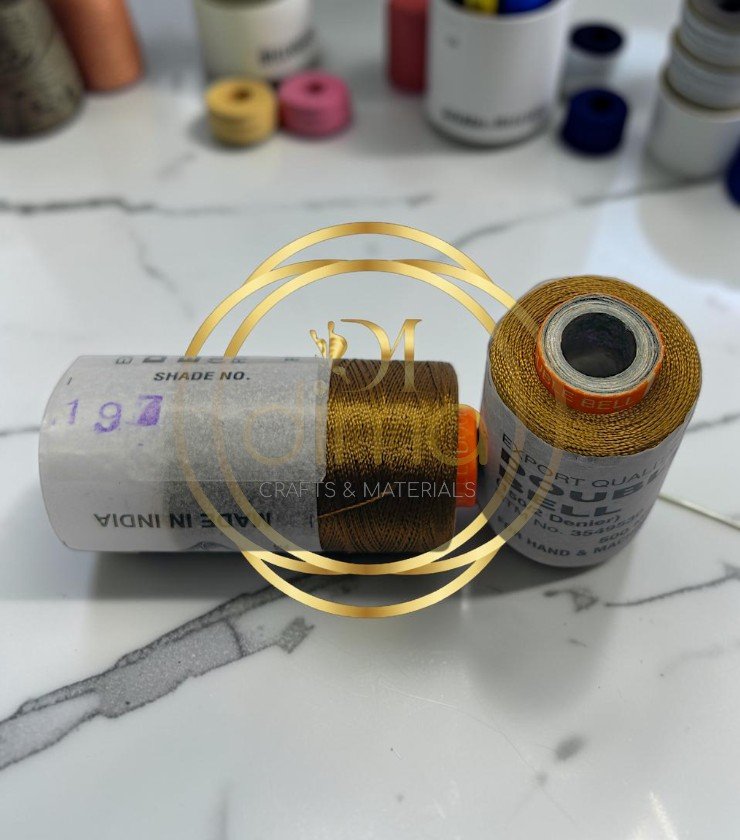 Double Bell Silk Thread Shade No. 197 Bronze Olive