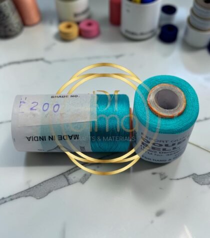 Double Bell Silk Thread Shade 200 Teal Turquoise