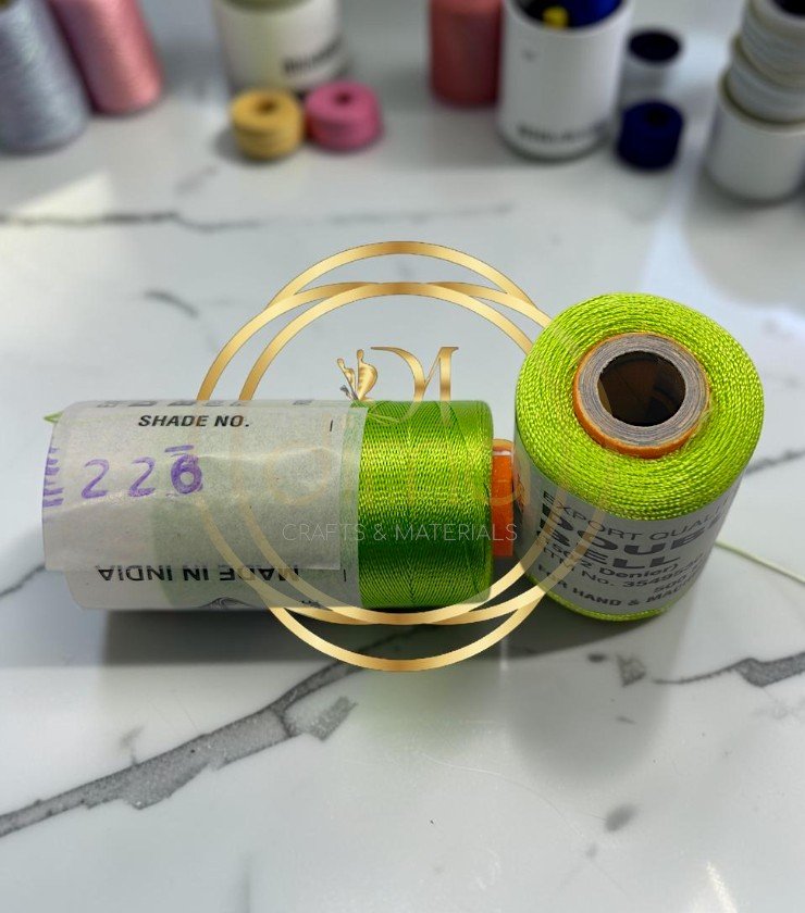 Double Bell Silk Thread Shade No. 226 Lime Green