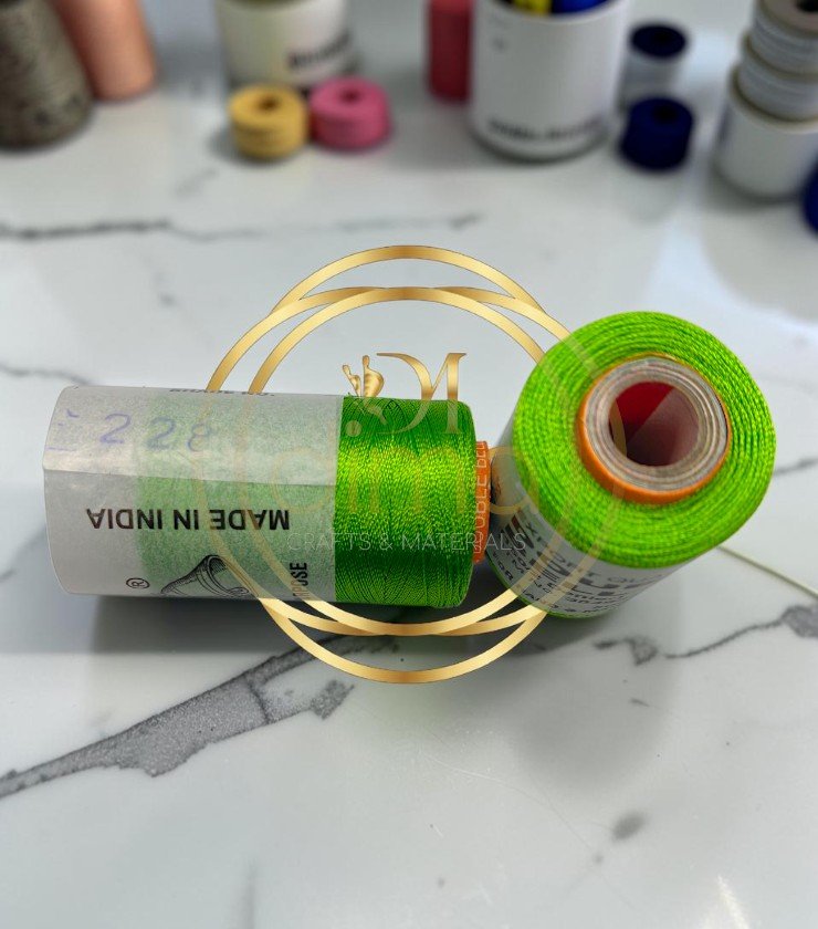 Double Bell Silk Thread Shade No. 228 Grass Green