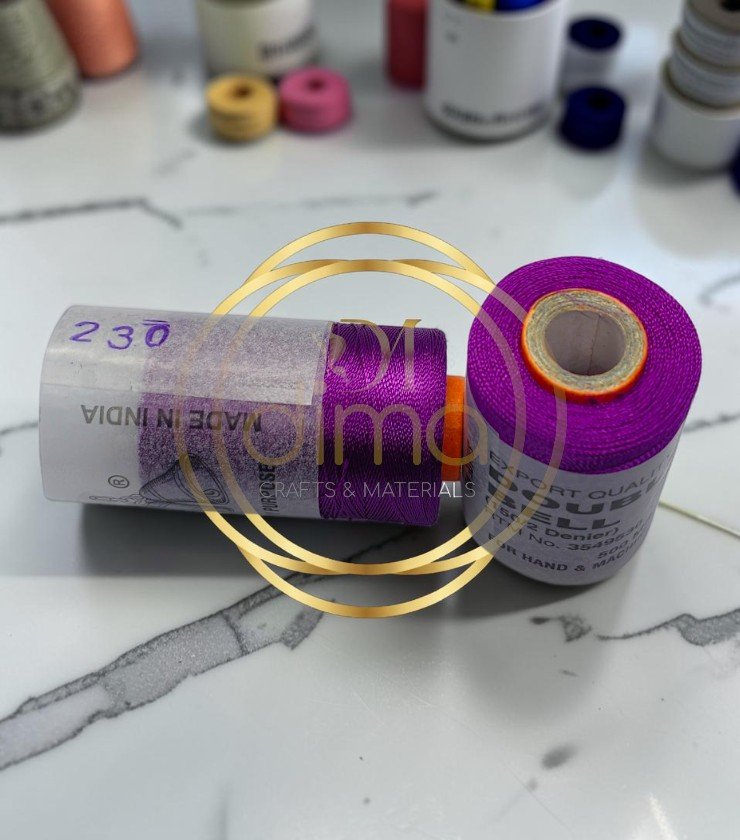 Double Bell Silk Thread Shade No. 230 Purple Violet
