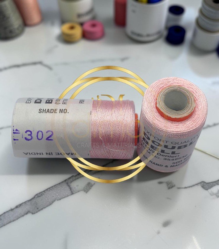 Double Bell Silk Thread Shade No. 302 Blush Pink
