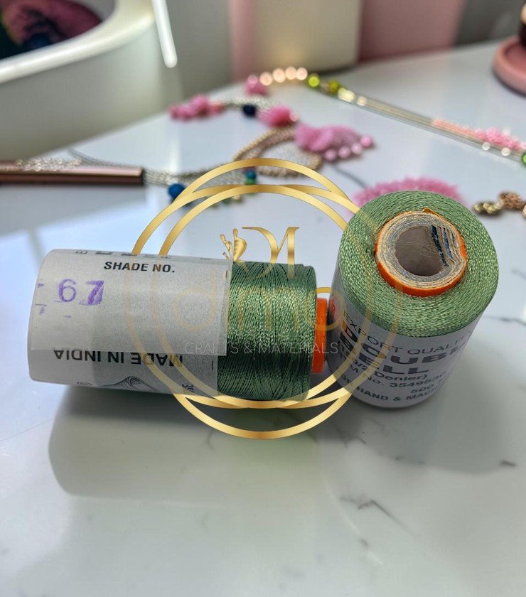 Double Bell Silk Thread Shade No. 67 Sage Green