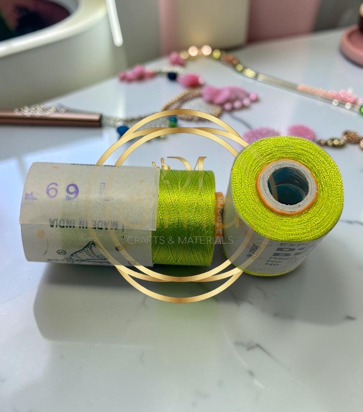 Double Bell Silk Thread Shade No. 69L Olive Green