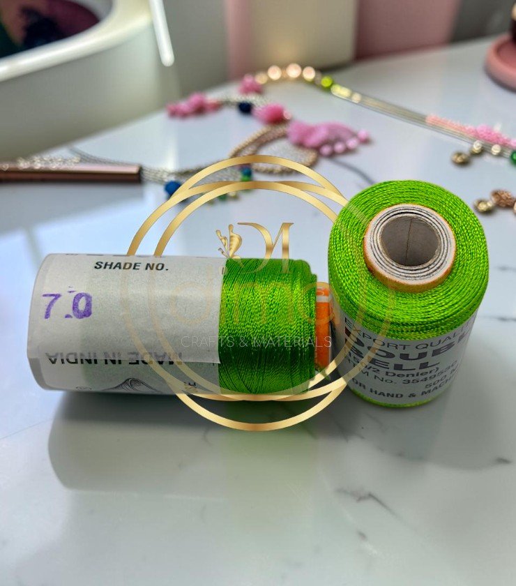 Double Bell Silk Thread Shade No. 70 Parrot Green