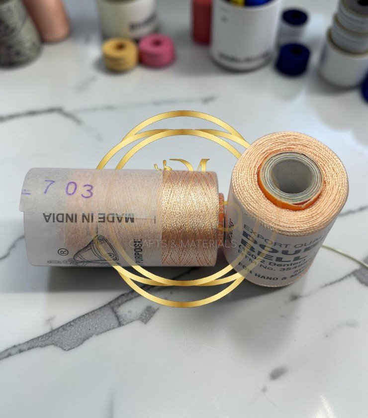 Double Bell Silk Thread Shade No. 703 Peach Nude