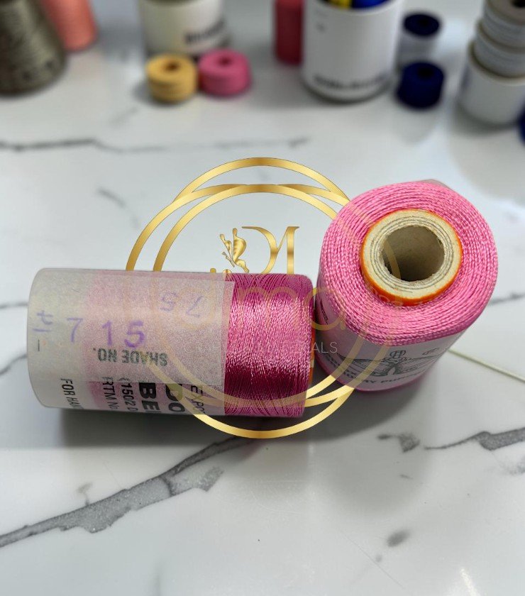 Double Bell Silk Thread Shade No. 715 Magenta Pink