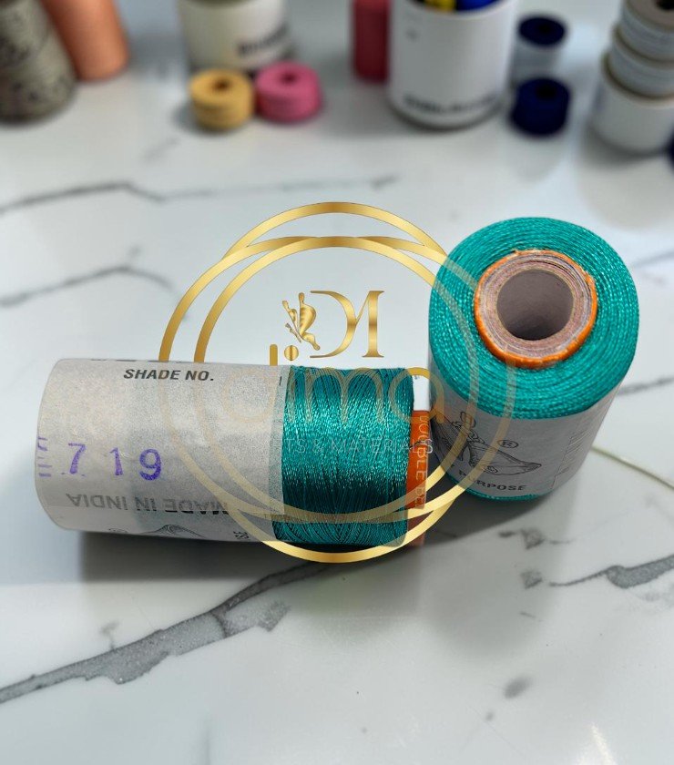 Double Bell Silk Thread Shade No. 719 Teal Green