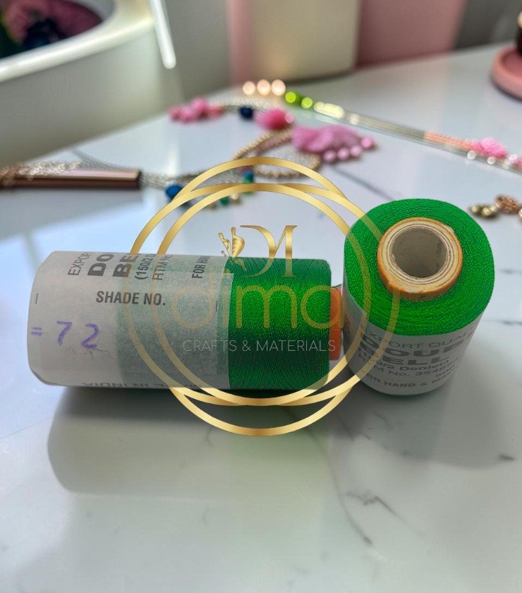 Double Bell Silk Thread Shade No. 72 Bottle Green