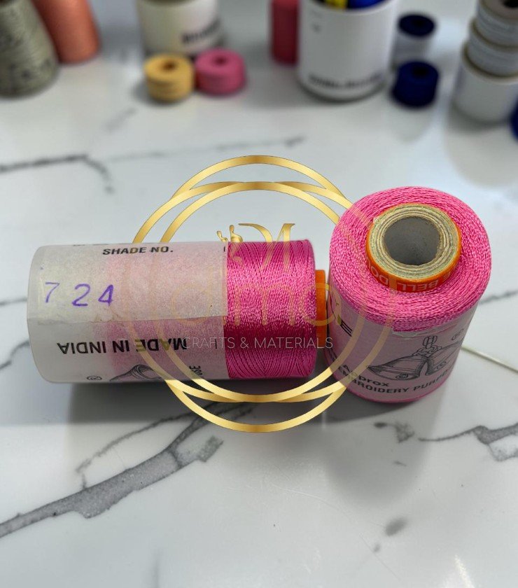 Double Bell Silk Thread Shade No. 724 Rose Pink