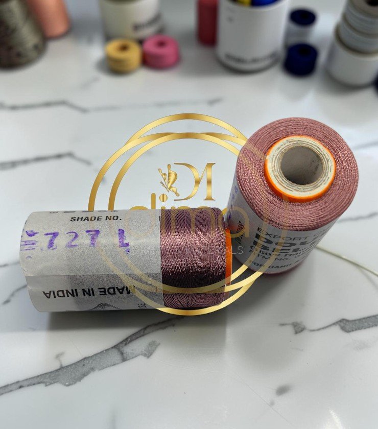 Double Bell Silk Thread Shade 727L Mauve Brown