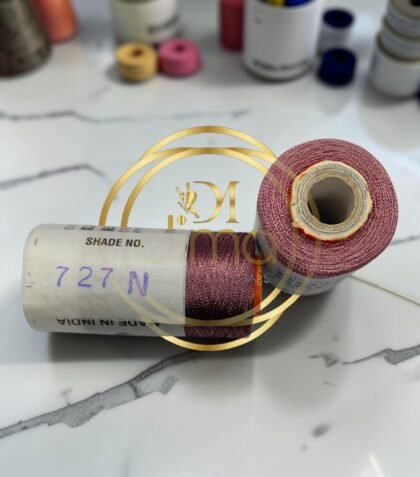 Double Bell Silk Thread Shade 727N Wine Mauve