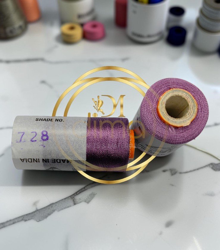 Double Bell Silk Thread Shade 728 Violet Purple