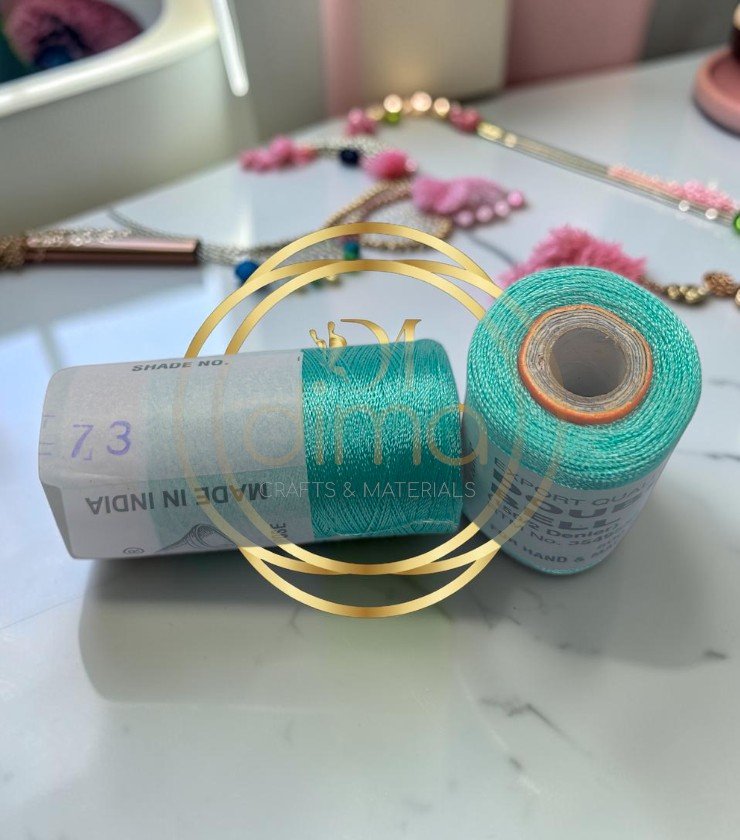Double Bell Silk Thread Shade No. 73 Turquoise Green