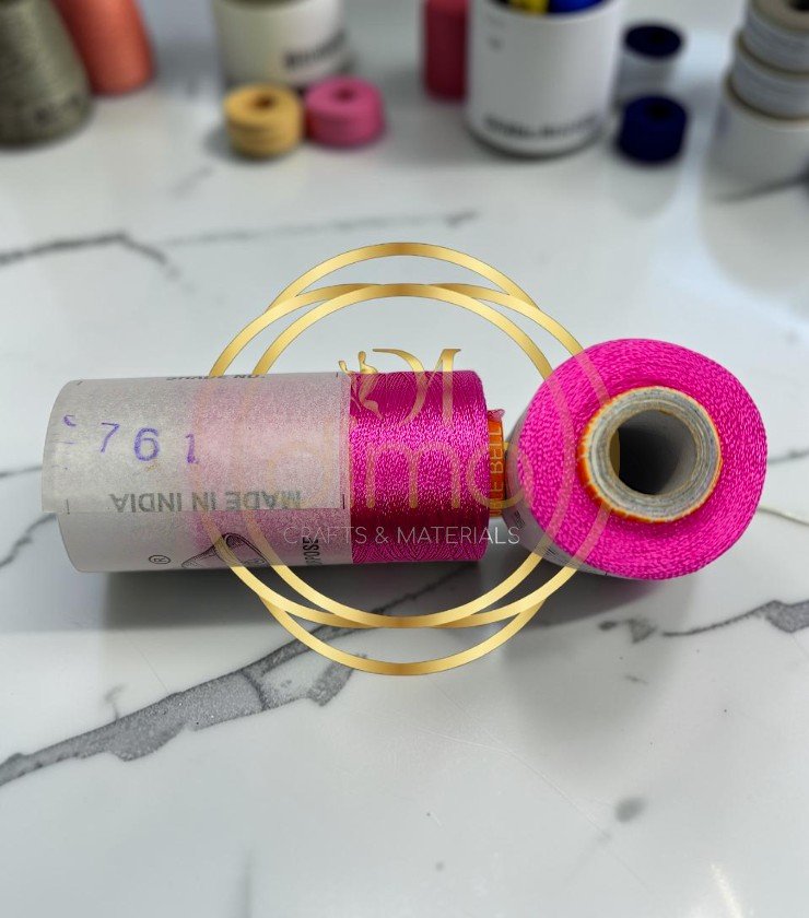 Double Bell Silk Thread Shade 761 Hot Pink