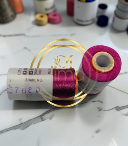 Double Bell Silk Thread Shade 768D Deep Berry Magenta