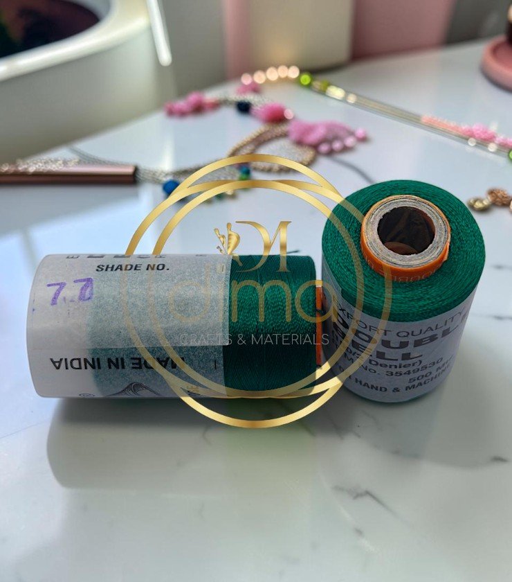 Double Bell Silk Thread Shade No. 77 Dark Bottle Green