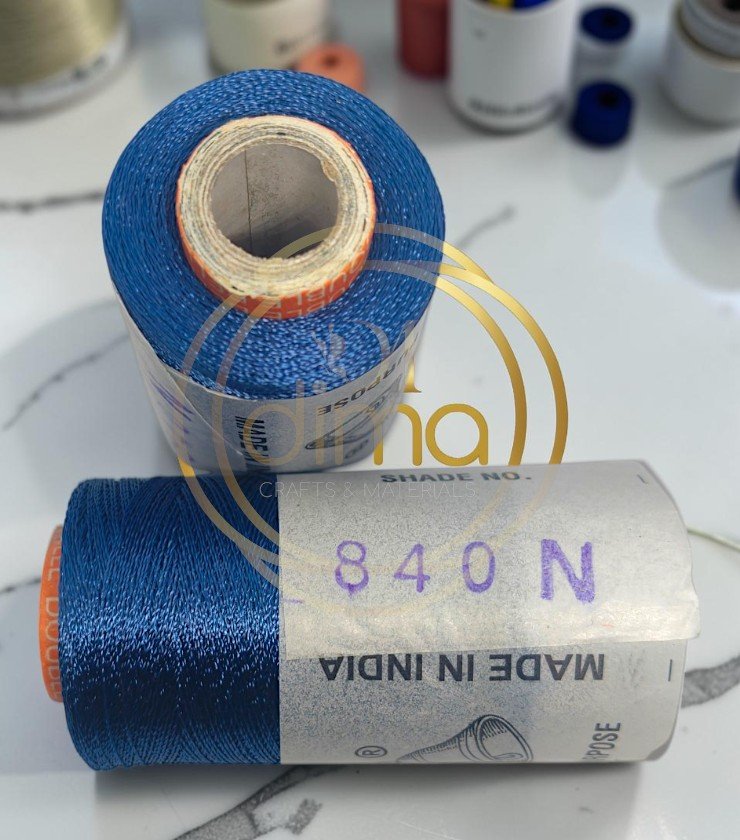 Double Bell Silk Thread Shade 840N Royal Blue
