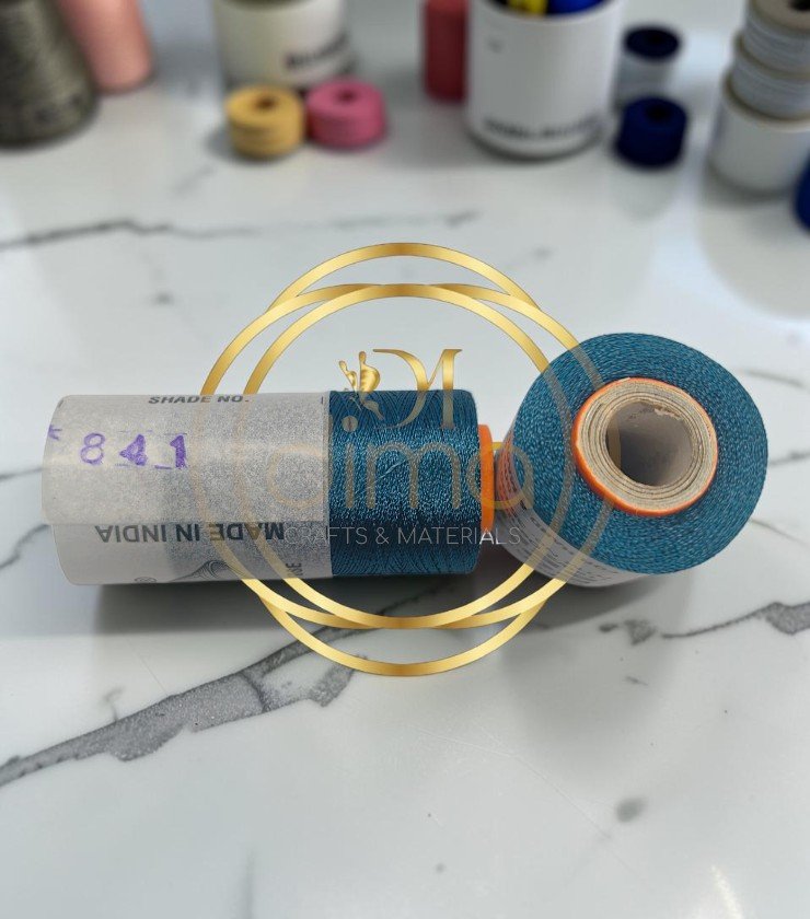 Double Bell Silk Thread Shade 841 Peacock Blue